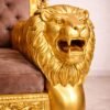 A Royal Wooden Lion Chair for Guruji view 11