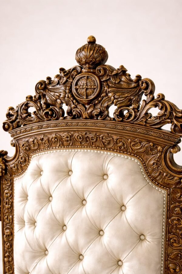 Guruji Chair with Lion Designs view 5