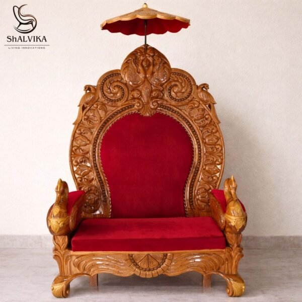Singhasan Chair with Canopy