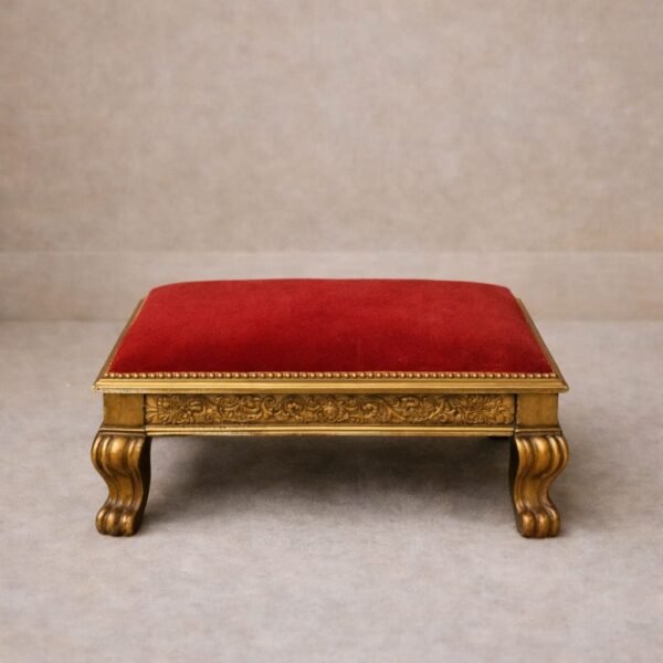 Handcrafted Wooden Singhasan Chair for Guruji view 5