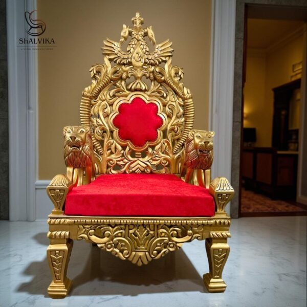 Singhasan Chair Gaddi for Guruji view 4