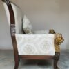 Teak Wood Chair Design for Guruji with Lion Handles view 10