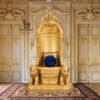 Wooden Handcrafted Design Guruji Chair – A Symbol of Divine Royalty view 8