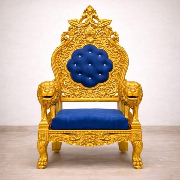 Wooden Royal Design Guru Ji Chair view 4