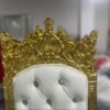 Wooden Royal King Throne Chair Set view 11