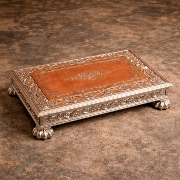 Wooden Royal Maharaja Style Guruji Chair in Teak Wood view 5