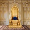 Wooden Royal Style King Chair – Handcrafted Teak Wood Throne view 8